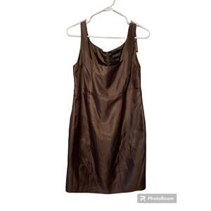 Jessica Howard NWT Brown Evening Wear Sheath Dress size Empire Waist Size 14